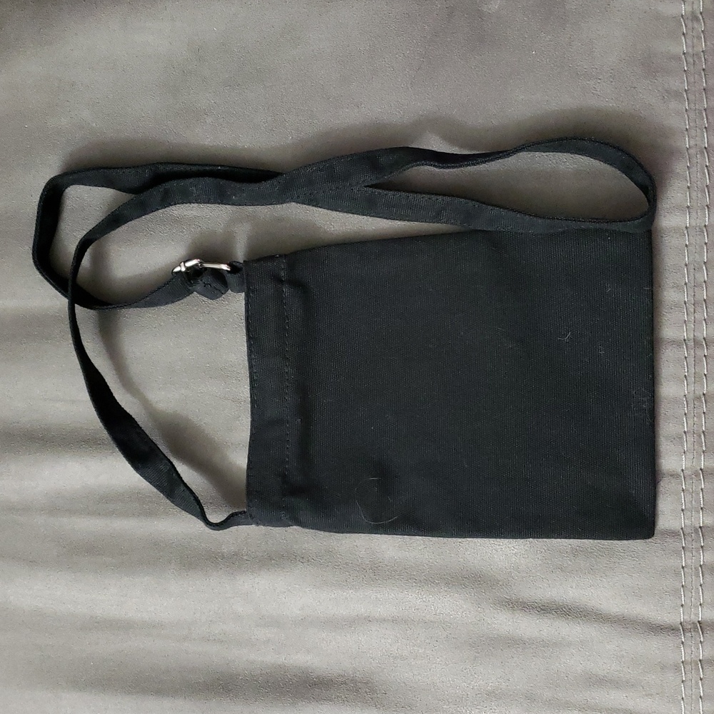 Black Crossbody Bag with Ghost Design - Picture 2 of 2